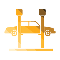 Image showing Car lift icon