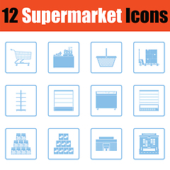 Image showing Supermarket icon set