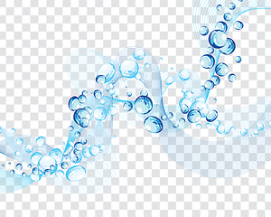 Image showing Abstract water background