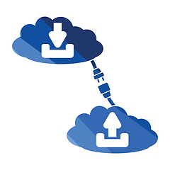 Image showing Cloud connection icon