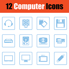 Image showing Set of computer icons