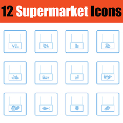 Image showing Supermarket icon set