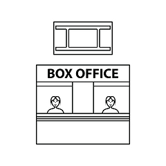 Image showing Box office icon