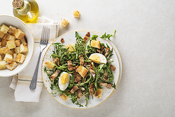 Image showing Dandelion salad