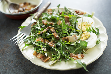 Image showing Dandelion salad