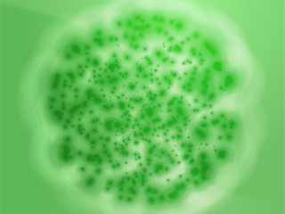 Image showing Bacterial cell growth illustration