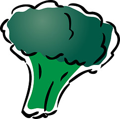 Image showing Broccoli illustration