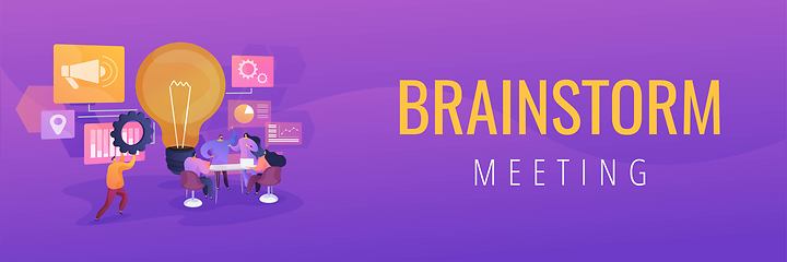 Image showing Brainstorm concept banner header