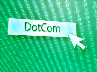 Image showing Dotcom button