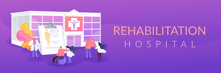 Image showing Rehabilitation center concept banner header