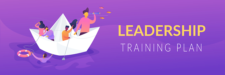 Image showing Leadership web banner concept.