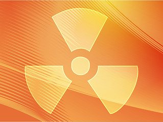 Image showing Radiation symbol