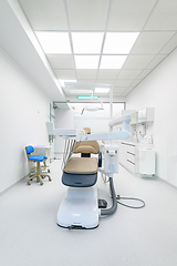 Image showing Interior of dentistry medical office, special equipment