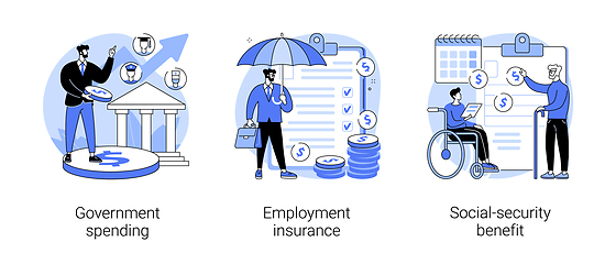 Image showing Country budget abstract concept vector illustrations.