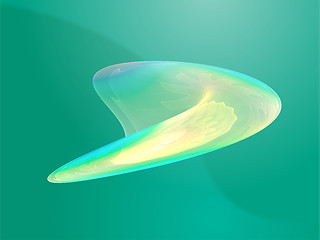 Image showing Wavy glowing colors