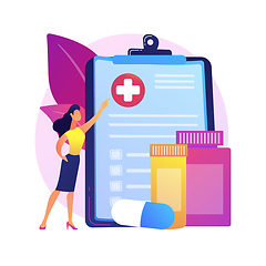Image showing Health insurance abstract concept vector illustration.