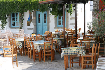 Image showing greek tavern