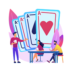 Image showing Play cards abstract concept vector illustration.