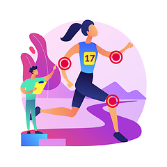 Image showing Sport medicine abstract concept vector illustration.