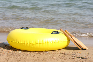 Image showing beach toys