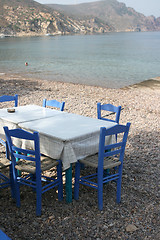 Image showing reastaurant by the sea