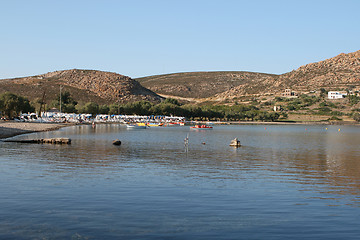 Image showing beach in patmos island