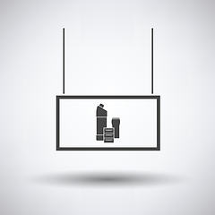 Image showing Household chemicals market department icon