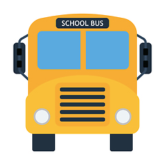 Image showing School bus icon