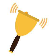 Image showing School hand bell icon