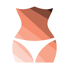 Image showing Slim waist icon