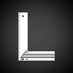 Image showing Setsquare icon