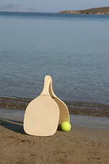 Image showing beach tennis
