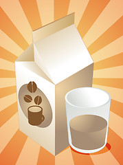 Image showing Coffee milk