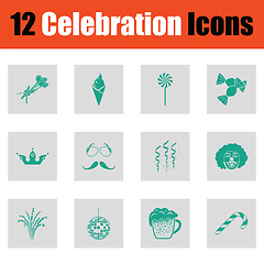 Image showing Celebration icon set
