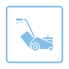 Image showing Lawn mower icon