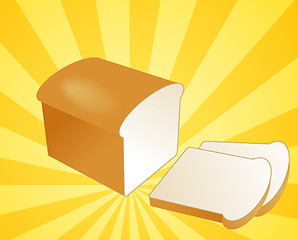 Image showing Sliced bread illustration