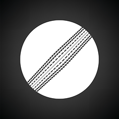 Image showing Cricket ball icon