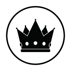 Image showing Party crown icon