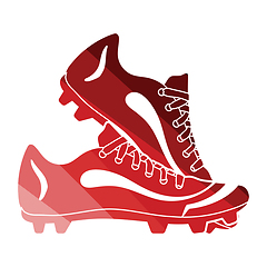 Image showing Baseball boot icon