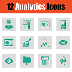 Image showing Analytics icon set