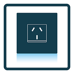 Image showing China electrical socket icon