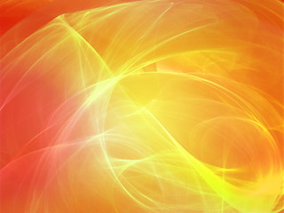 Image showing Wavy glowing colors