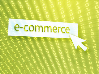 Image showing E-commerce button