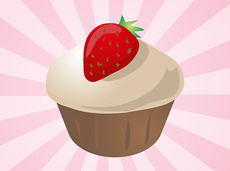 Image showing Cupcake illustration