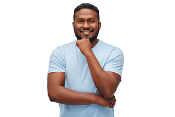 Image showing portrait of smiling young african american man