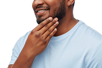 Image showing portrait of smiling young african american man