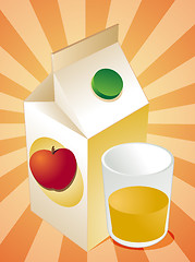 Image showing Apple juice