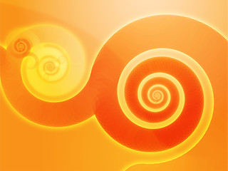 Image showing Swirly spirals