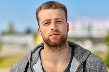 Image showing portrait of young man outdoors