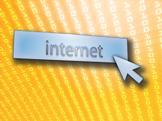 Image showing Internet button